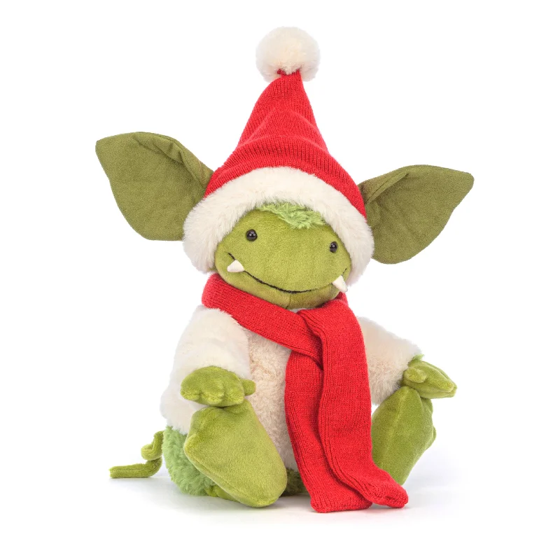 Cozy and delightful Jellycat companionsChristmas Grizzo