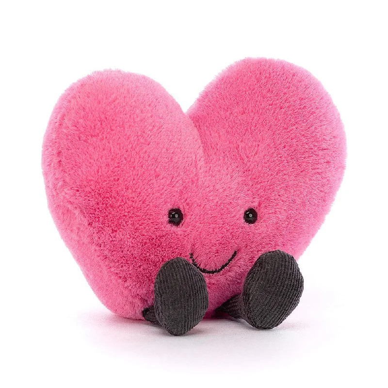 Playful and cheerful stuffed creaturesJellycat Amuseable Hot Pink Heart