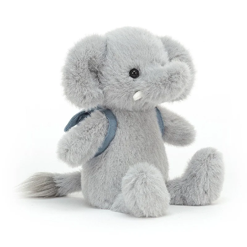 Cuddly and comforting plush charactersJellycat Backpack Elephant