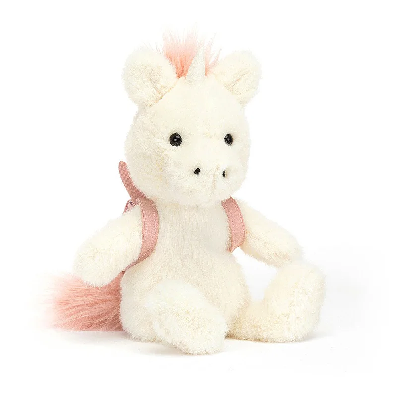 Soft and cuddly stuffed animalsJellycat Backpack Unicorn