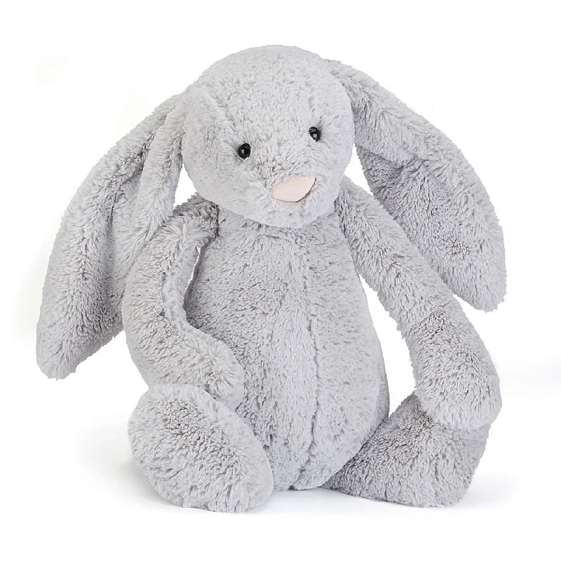 Huggable and comforting Jellycat creationsJellycat Bashful Silver Bunny Really Big 67cm