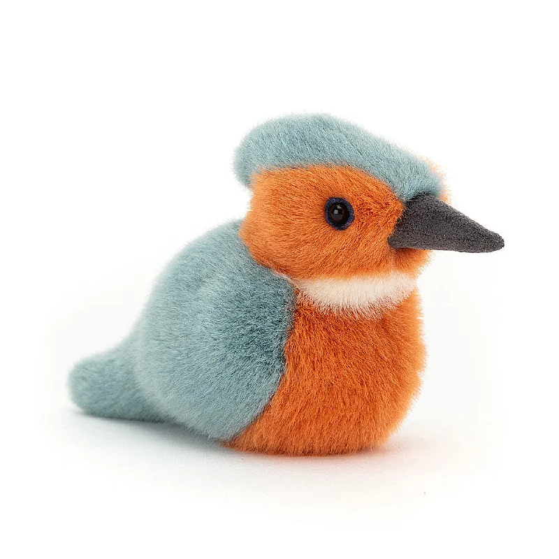 Friendly and approachable plush friendsJellycat Birdling Kingfisher