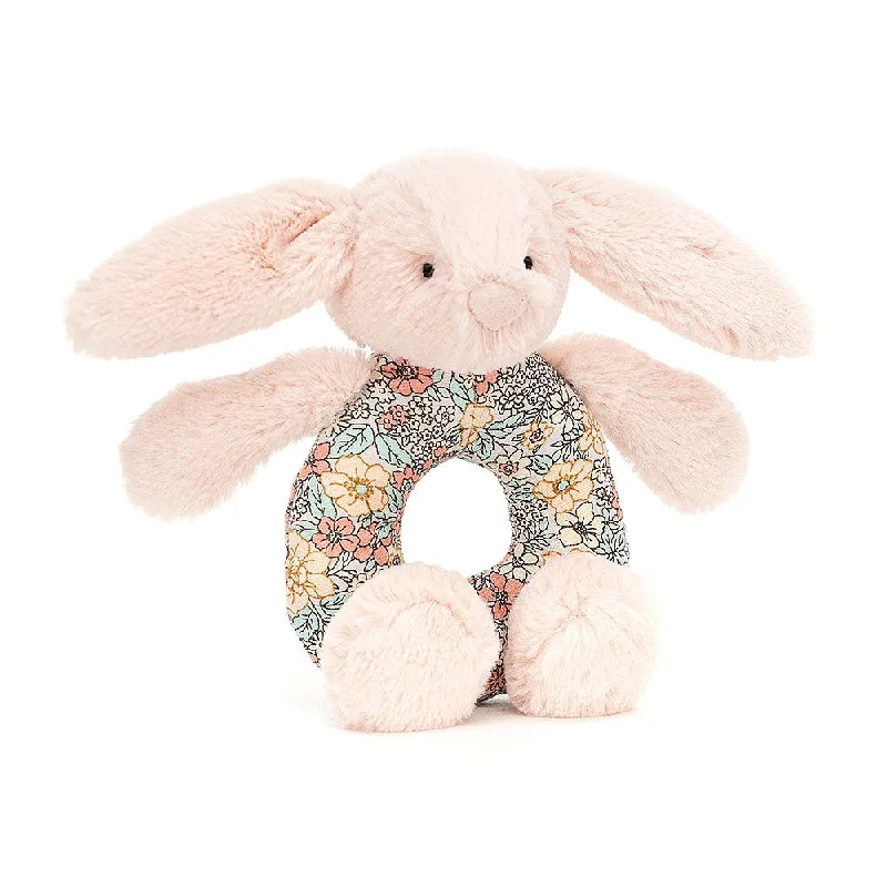Colorful and vibrant plush creationsJellycat Blossom Blush Bunny Grabber