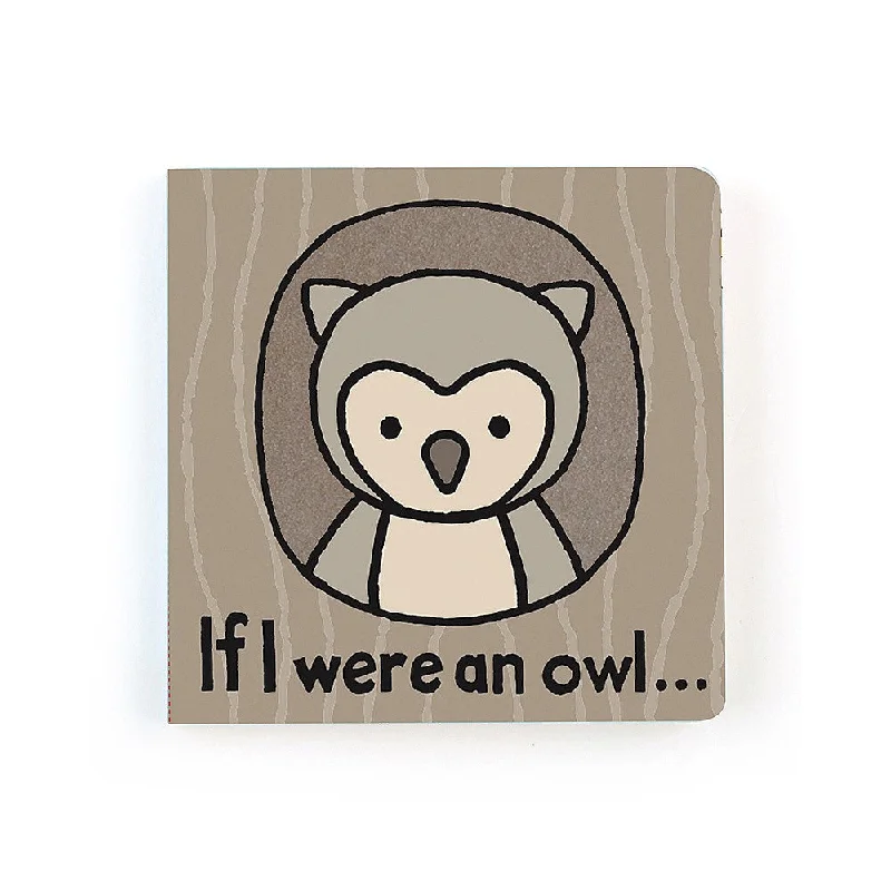 Huggable and charming Jellycat beloved by all ages.Jellycat Board Book - If I Were and Owl