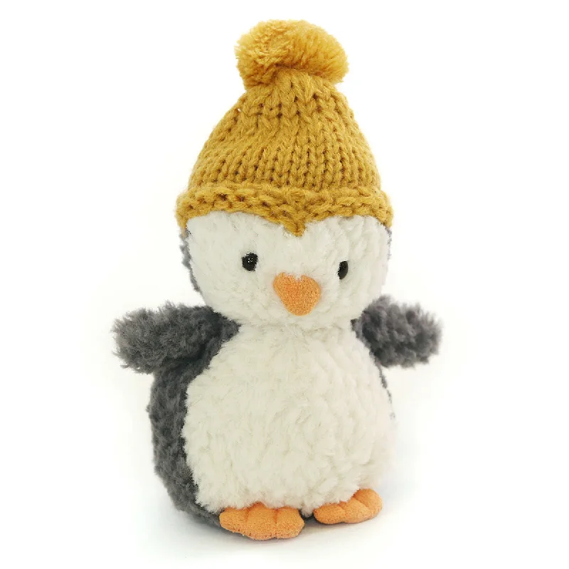 Friendly and approachable plush friendsJellycat I Am Wee Winter Mustara Penguin
