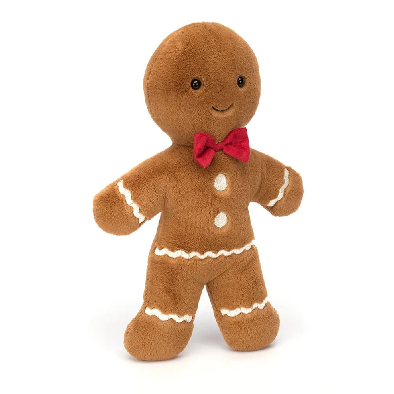 Soft and squishy plush crittersJellycat Jolly Gingerbread Fred