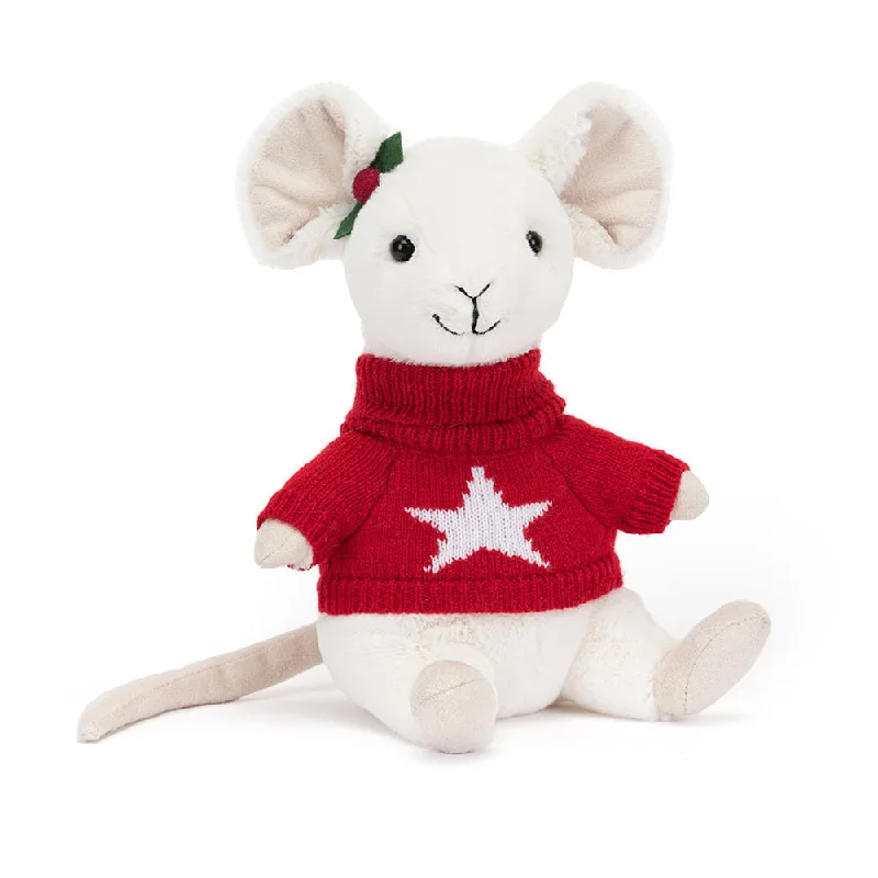 Sweet and innocent stuffed animalsJellycat Merry Mouse Jumper