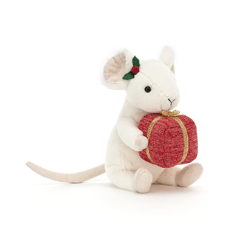Delightful and enchanting plush friendsJellycat Merry Mouse Present