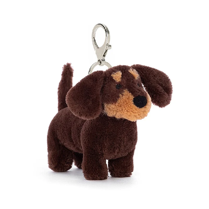 Soft and charming Jellycat designsJellycat Otto Sausage Dog Bag Charm