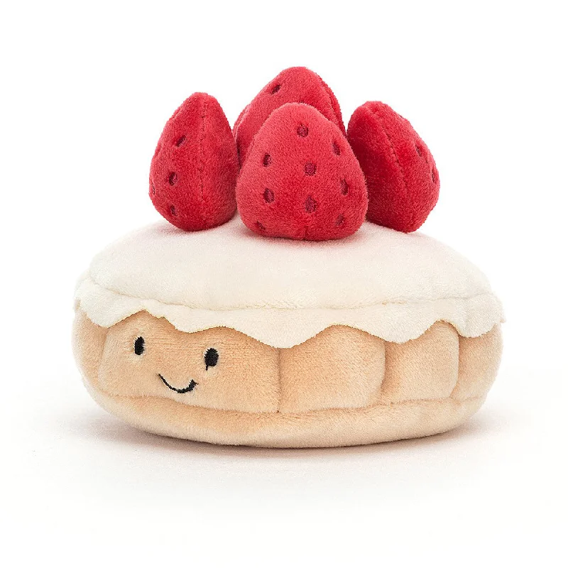 Sweet and innocent stuffed animalsJellycat Pretty Patisserie Tarte Aux Fraises