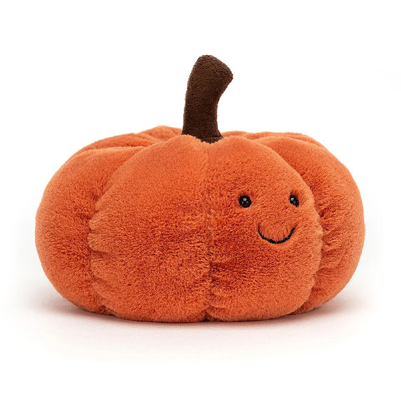Soft and squishy plush crittersJellycat Squishy Squash Orange