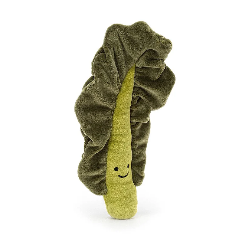 Colorful and vibrant plush creationsJellycat Vivacious Vegetable Kale Leaf