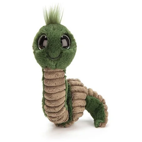 Friendly and approachable plush friendsJellycat Wiggly Worm Green