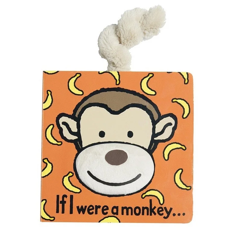 Fluffy and comforting Jellycat superior materialsJellycat Book - If I Were A Monkey...