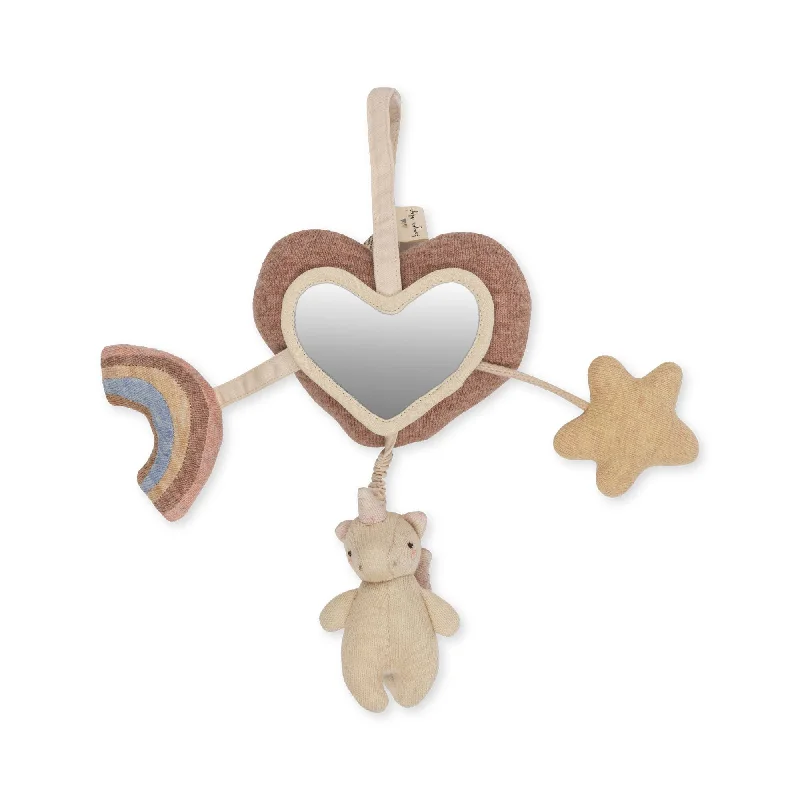 Delightful and enchanting plush friendsKonges Sløjd Activity Mirror Unicorn