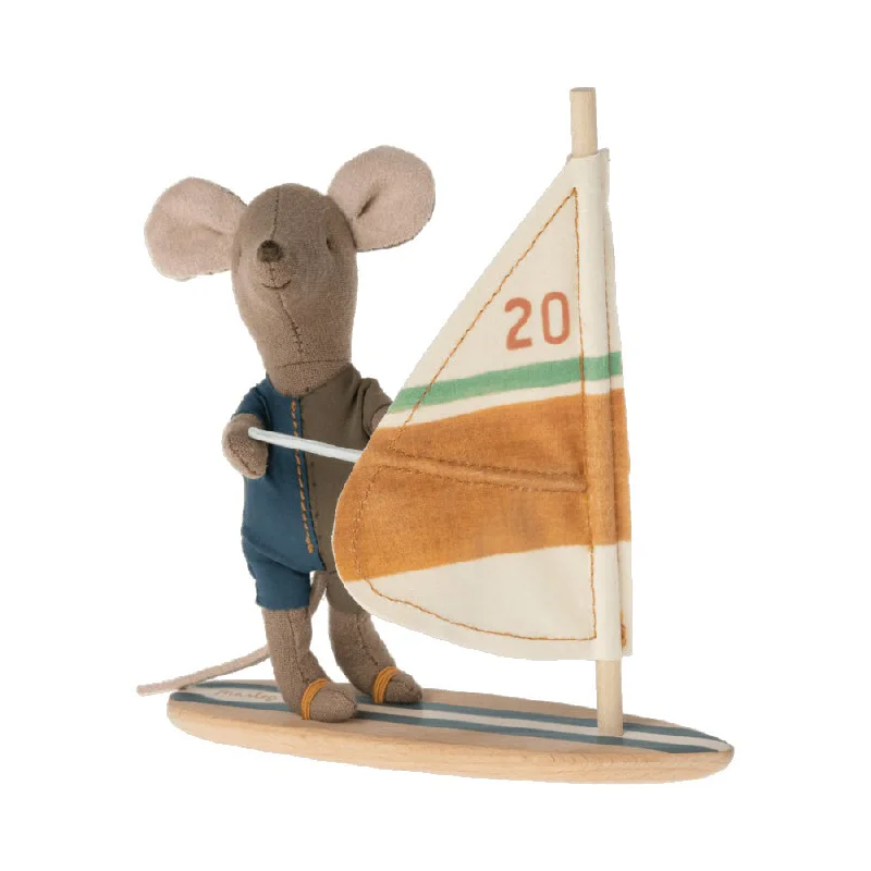 Soft and squishy plush crittersMaileg Beach Mice, Surfer Little Brother