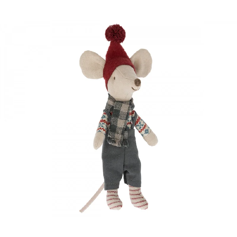 Friendly and approachable plush friendsMaileg Christmas Mouse, Big Brother