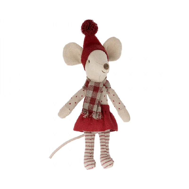 Huggable and cozy plush toysMaileg Christmas Mouse, Big Sister