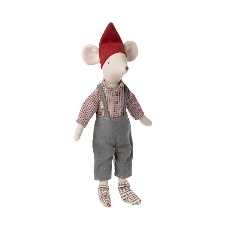 Colorful and vibrant plush creationsMaileg Christmas Mouse, Medium - Boy