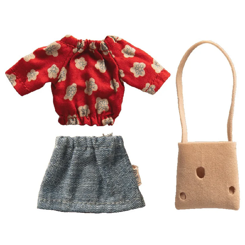 Colorful and vibrant plush creationsMaileg Clothes, Mum Mouse