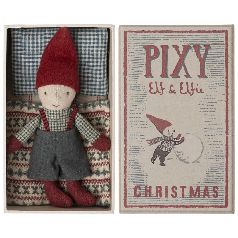 Soft and cuddly stuffed animalsMaileg Pixy Elf in Matchbox