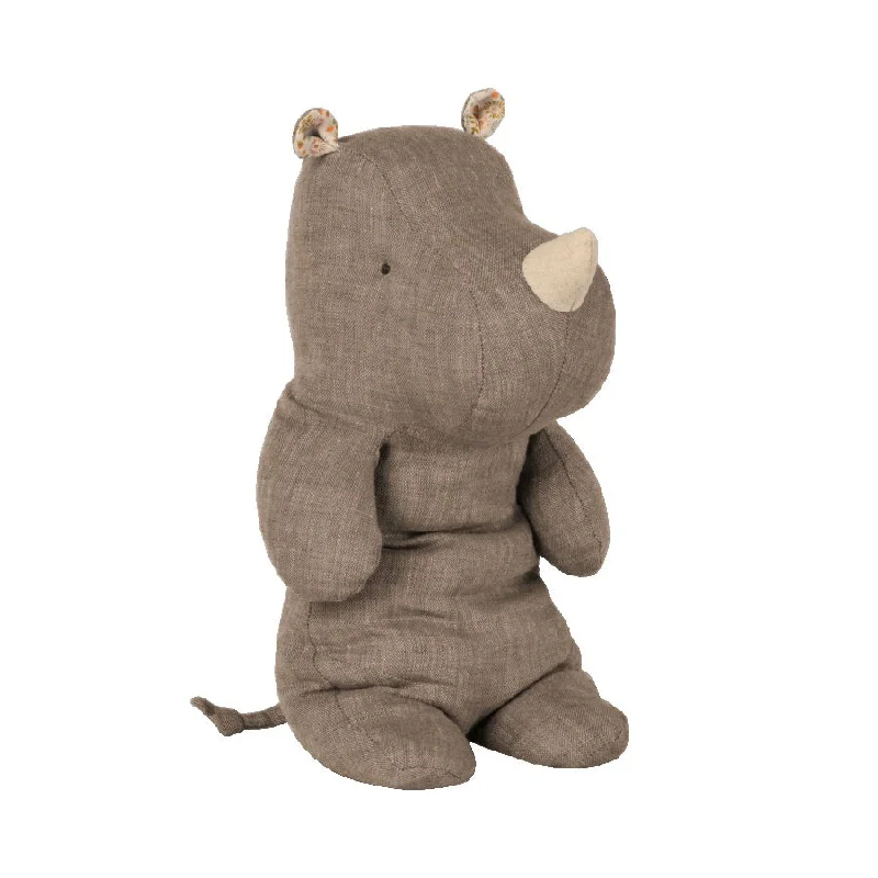 Enchanting and magical plush dollsMaileg Safari Friends, Rhino, Grey, Medium