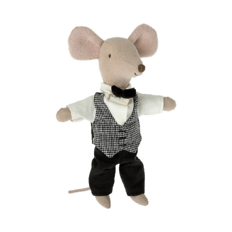 Friendly and approachable plush friendsMaileg Waiter Mouse