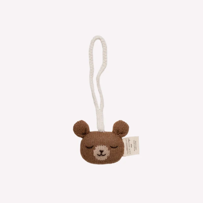 Fluffy and warm toy companionsMain Sauvage Baby Gym Toy - Hanging Rattle - Teddy