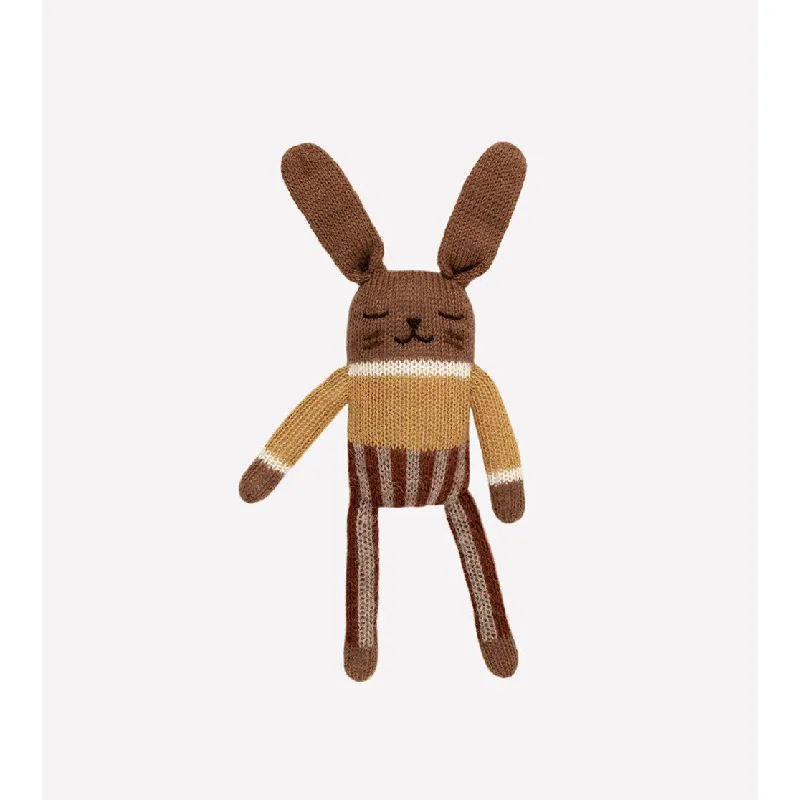 Whimsical and imaginative stuffed toysMain Sauvage Bunny, Sienna Striped Pants 22cm