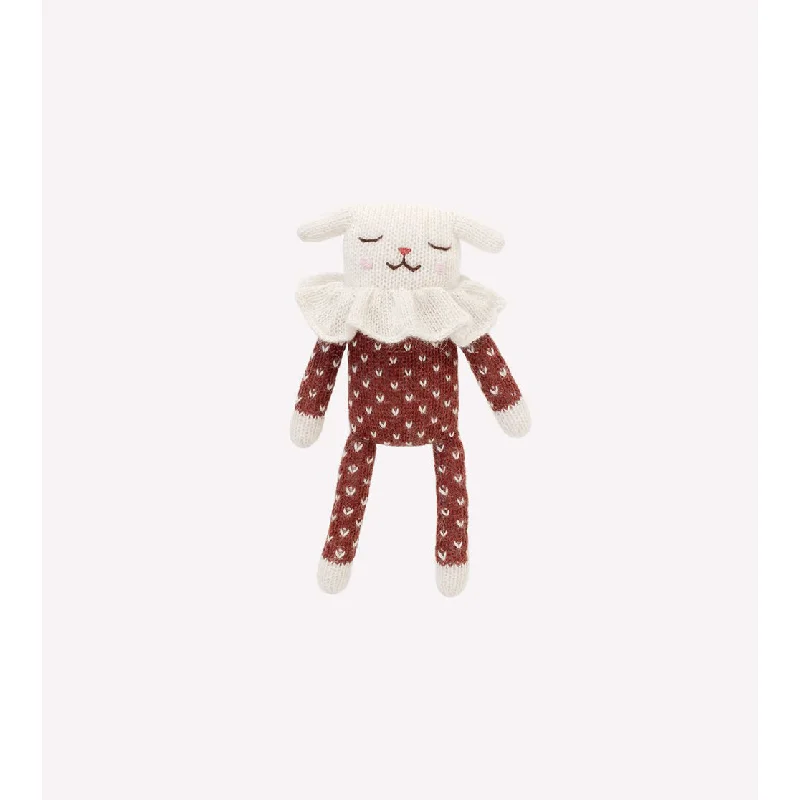 Fluffy and warm toy companionsMain Sauvage Lamb, Sienna Dots Pyjamas 22cm