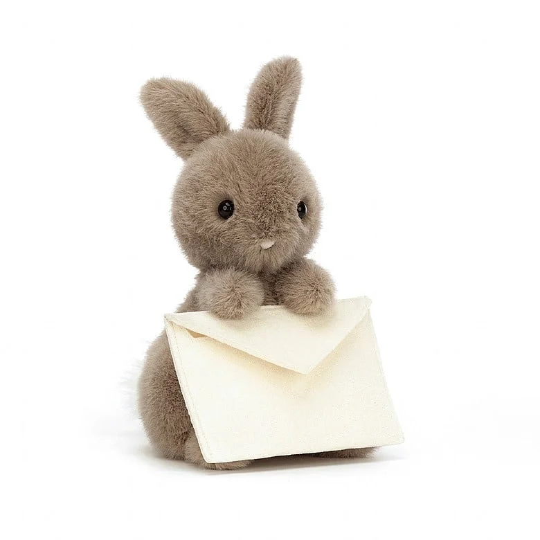 Adorable and plush Jellycat emotional support friendsMessenger Bunny