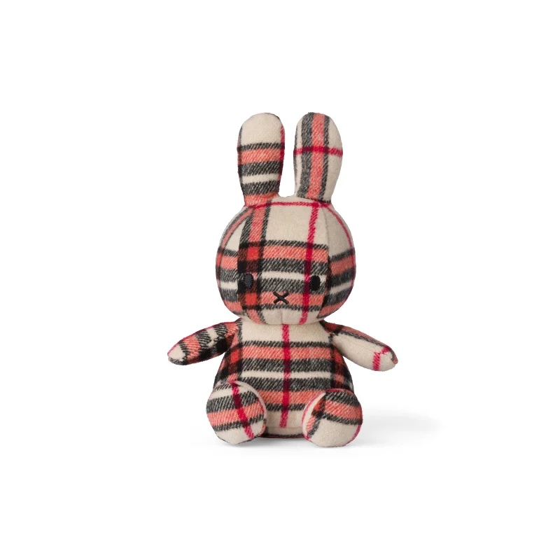 Adorable and charming plush figuresMiffy Sitting Check Beige - 23cm