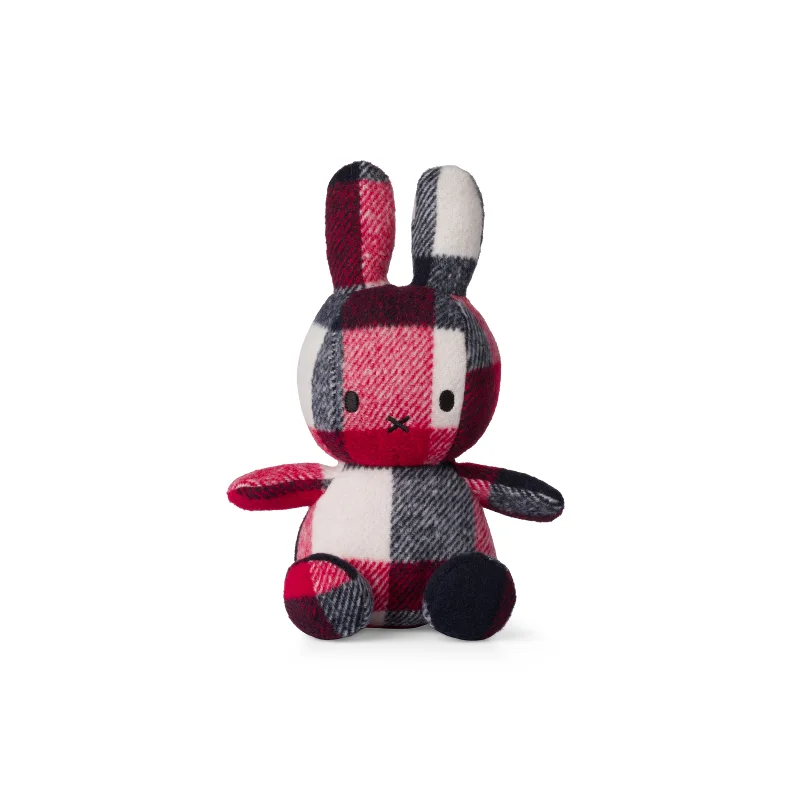 Huggable and cozy plush toysMiffy Sitting Check Red / Blue - 23cm