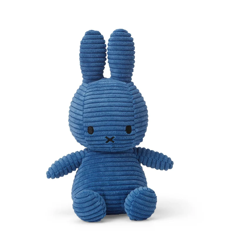 Playful and cheerful stuffed creaturesMiffy Sitting Corduroy Kobalt Blue 23cm