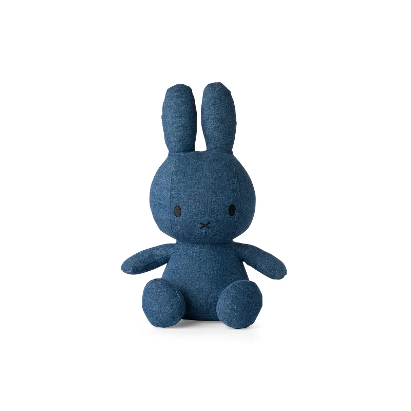 Colorful and vibrant plush creationsMiffy Sitting Mid Wash Denim - 33cm