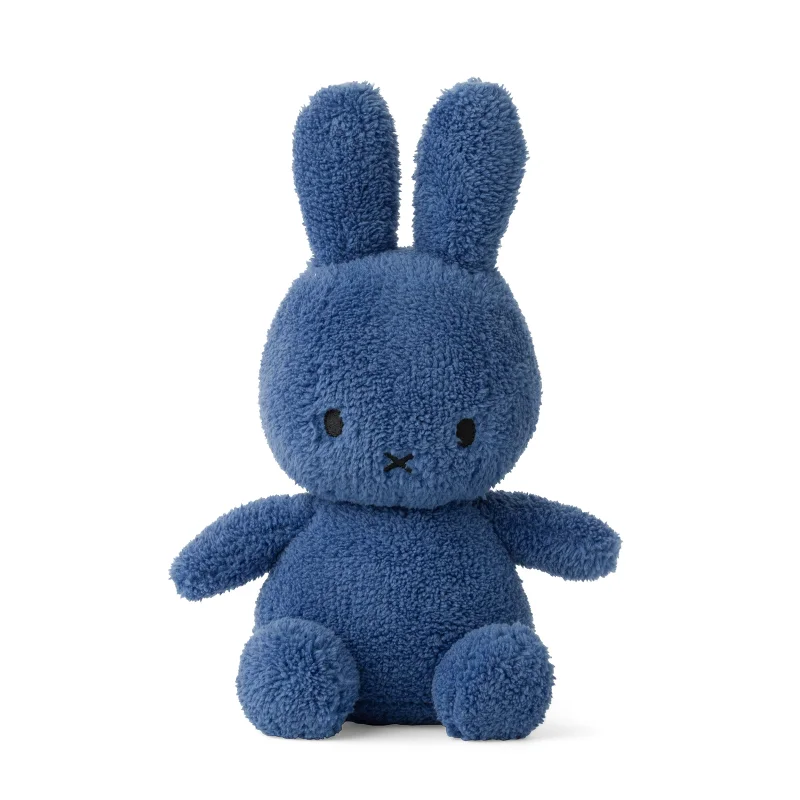 Soft and cuddly stuffed animalsMiffy Sitting Terry Aviator Blue - 23cm