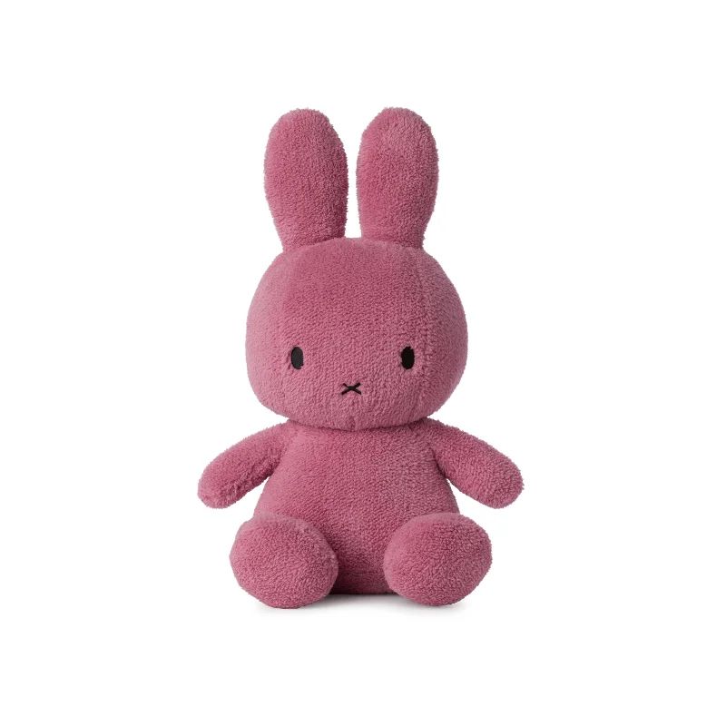 Sweet and innocent stuffed animalsMiffy Sitting Terry Raspberry Pink - 33cm