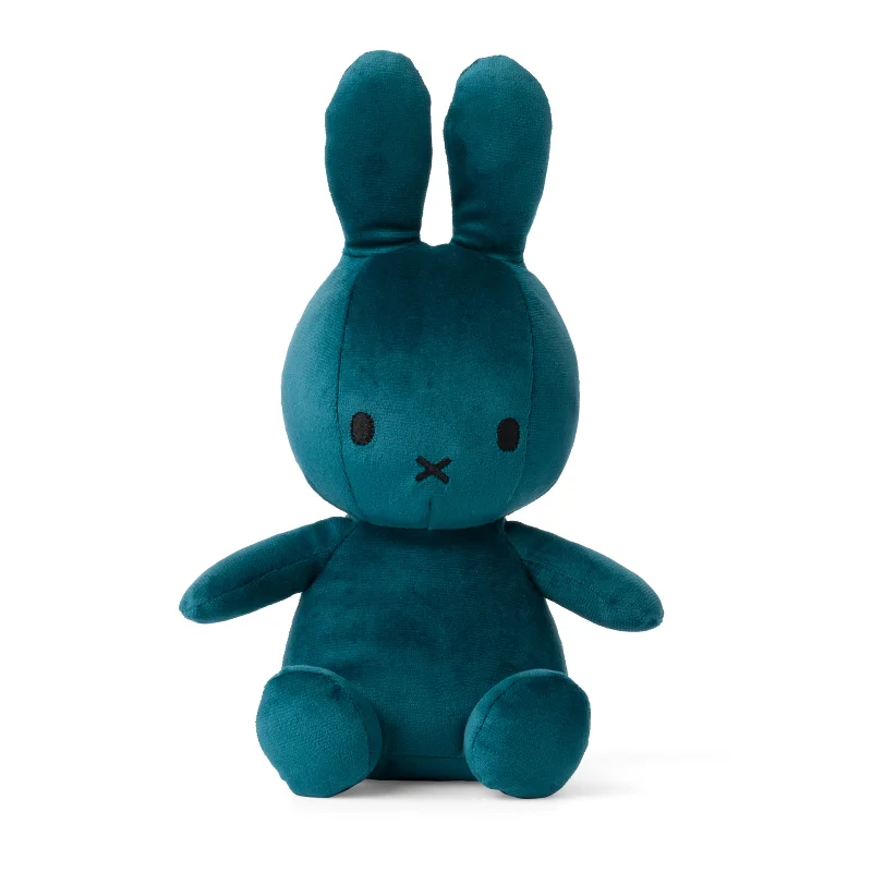 Soft and cuddly stuffed animalsMiffy Sitting Velvetine Opal Blue - 23cm