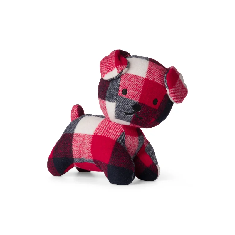 Soft and squishy plush crittersMiffy Snuffy Check Red / Blue - 30cm
