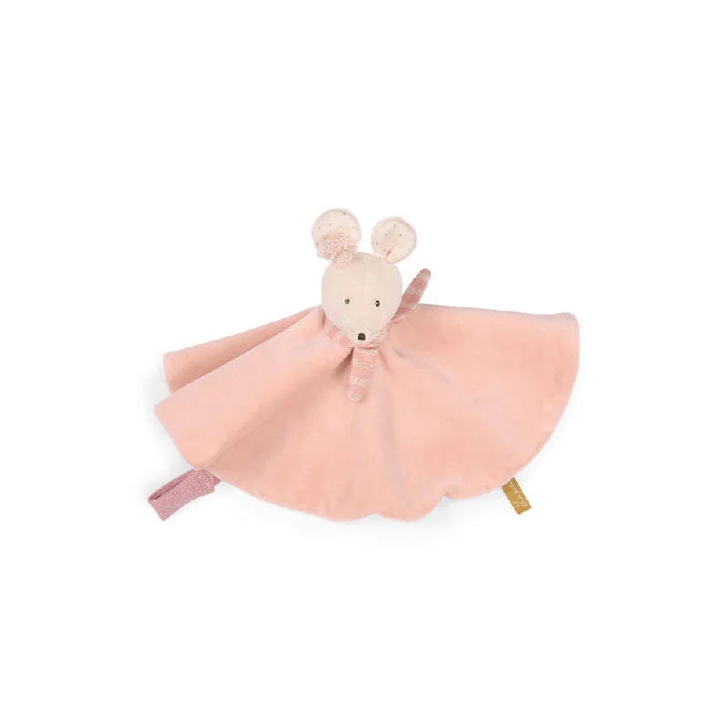 Adorable and tiny stuffed crittersMoulin Roty La Petite Ecole De Danse Pink Mouse Baby Comforter