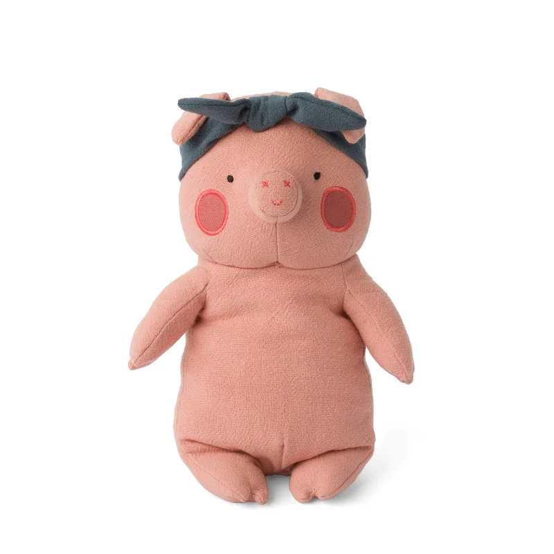 Sweet and innocent stuffed animalsPicca Loulou Piggy Ali with Scrunchie - 22cm