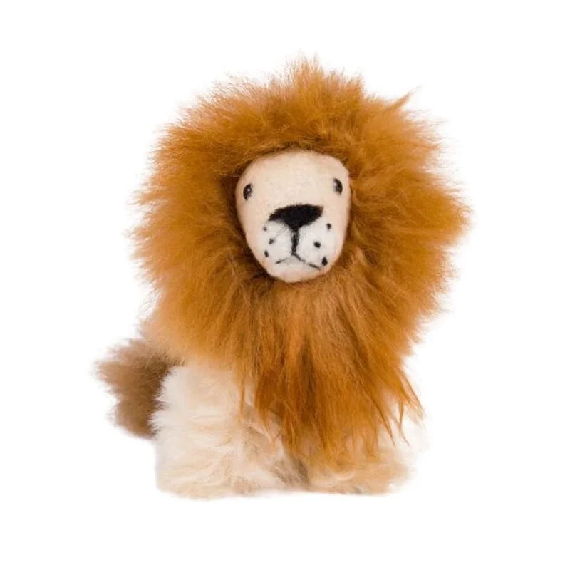 Endearing and lovable stuffed toysAlpaca Fur Lion Stuffed Animal