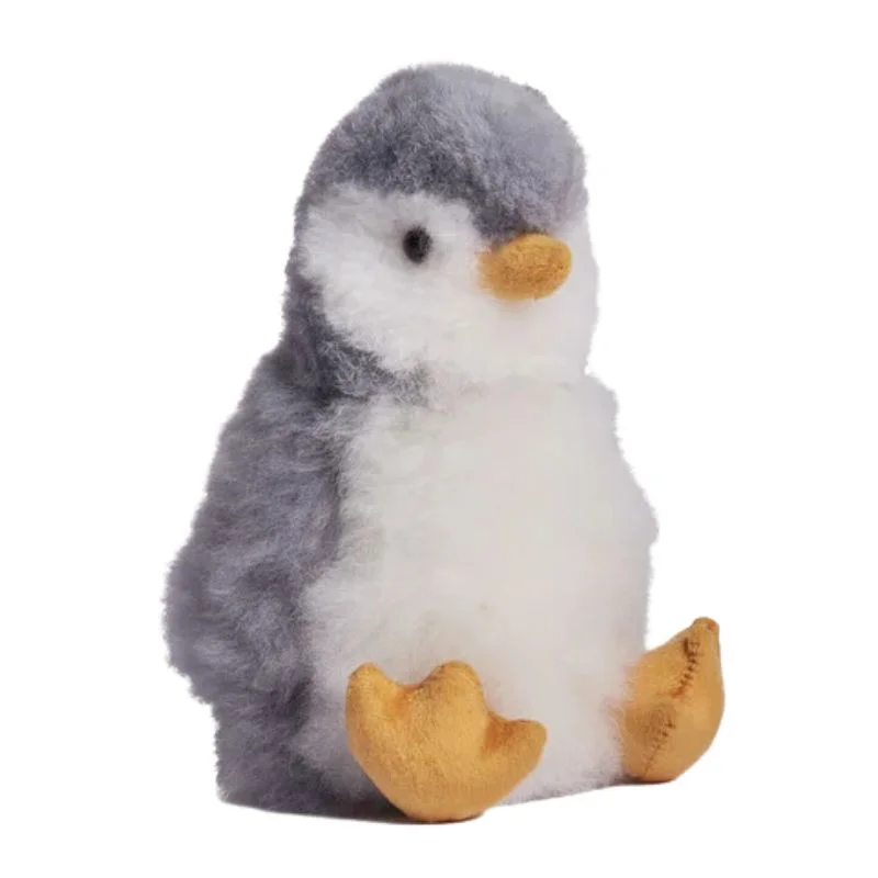 Endearing and lovable stuffed toysAlpaca Wool Stuffed Penguin