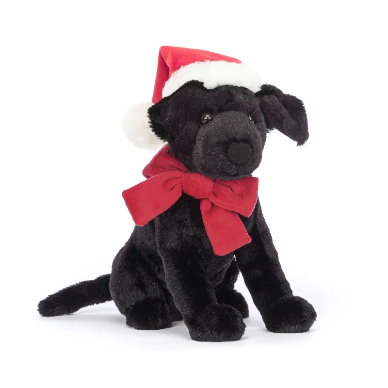 Soft and charming Jellycat designsWinter Warmer Pippa Black Labrador max 1 per customer