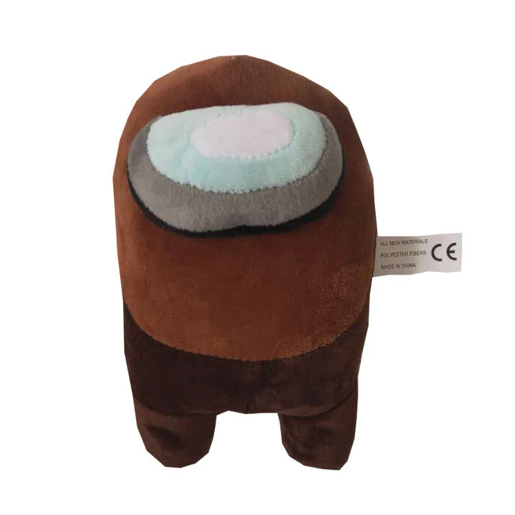 Sweet and innocent stuffed animalsAmong Us Cute Plush Stuffed Collectible toys (Brown) kawaii Video Game Characters