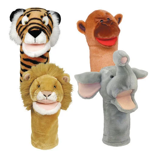 Adorable and charming plush figuresBig Mouth Jungle Animals (set of four)