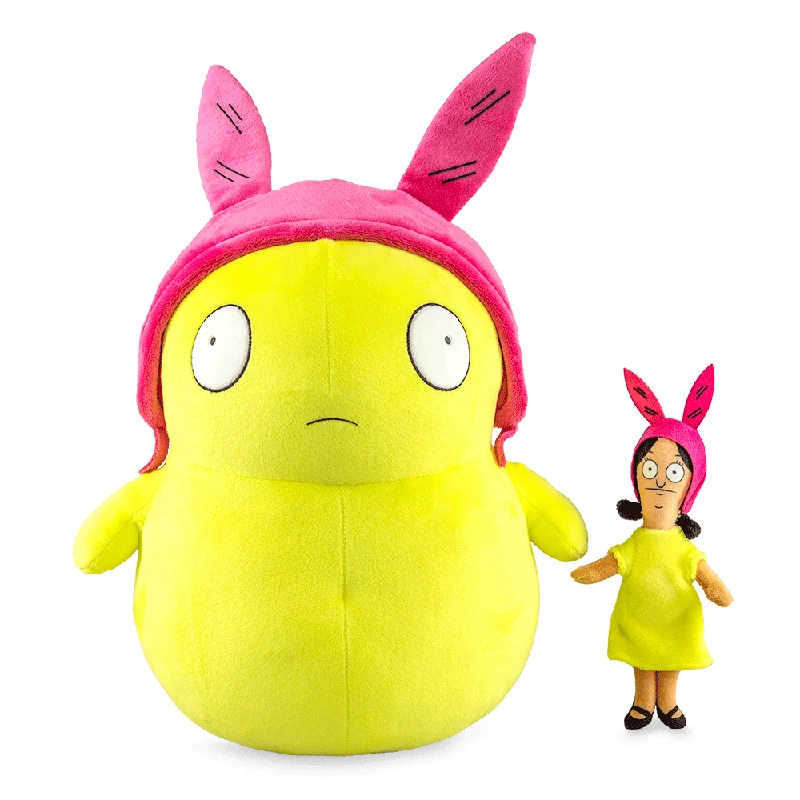 Fluffy and warm toy companionsBob's Burgers Louise & Kuchi Kopi 16” HugMe Plush with Shake Action Fluffy and warm toy companionsBob's Burgers Louise & Kuchi Kopi 16” HugMe Plush with Shake Action