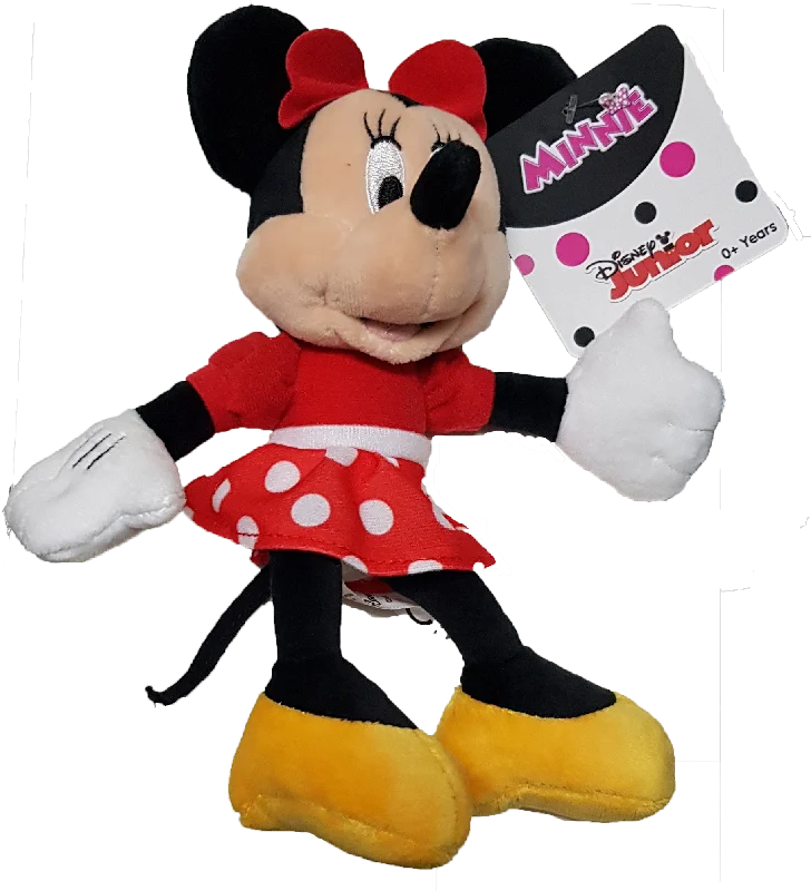Cuddly and comforting plush charactersDisney Junior Minnie Mouse with Red Dotty Dress Small Plush Toy Cuddly and comforting plush charactersDisney Junior Minnie Mouse with Red Dotty Dress Small Plush Toy