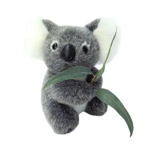 Sweet and innocent stuffed animalsKORIMCO KOALA WITH LEAF AB9G ( AUS MADE)