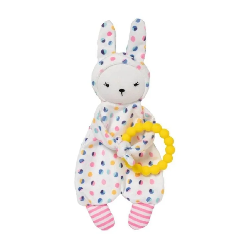Soft and squishy plush crittersManhattan Toy Company - Cherry Blossom Baby Bunny Blankie Baby Toy